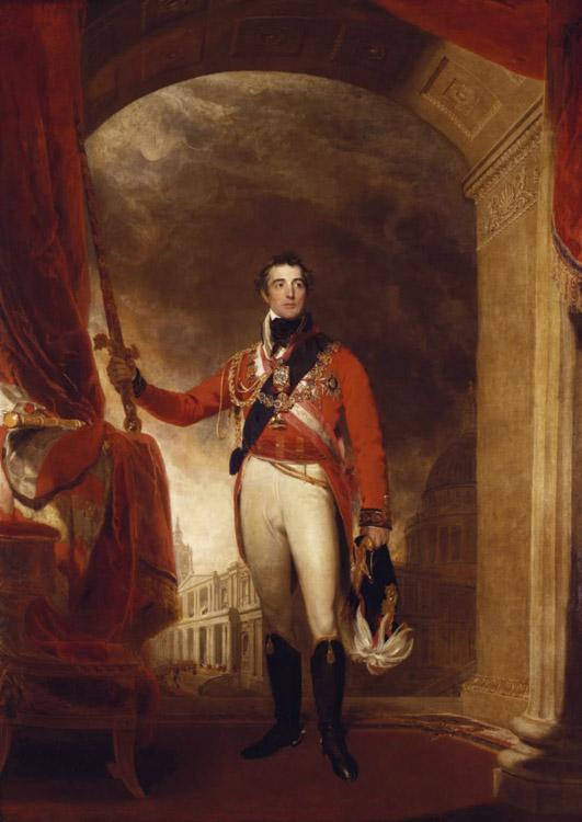 Sir Thomas Lawrence Arthur Wellesley,First Duke of Wellington (mk25) Sweden oil painting art